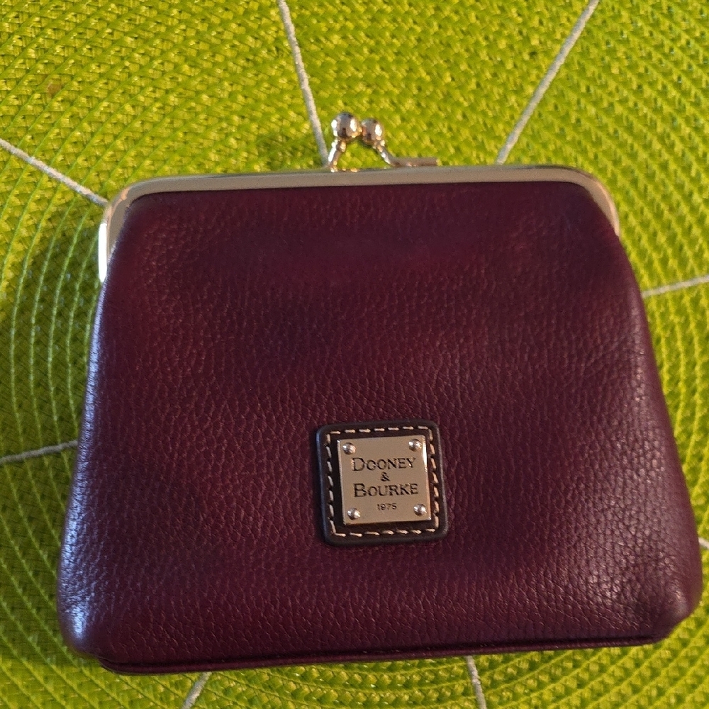Dooney & Bourke Burgundy Leather Wallet